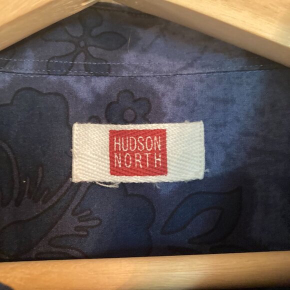 Hudson North Hawaiian Print  Cotton Casual Mens Dress Shirt - EUC - Picture 4 of 6